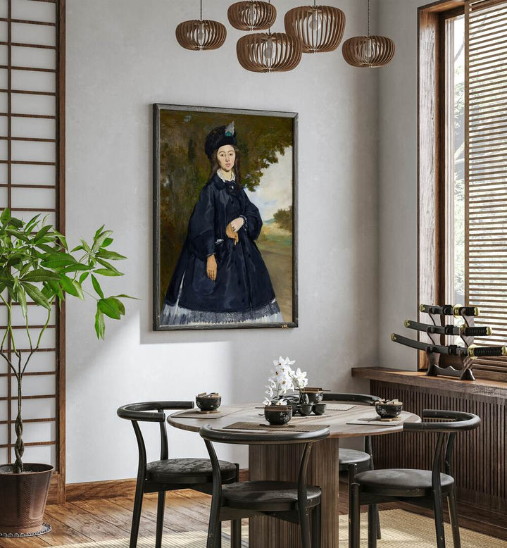 PORTRAIT OF MADAME BRUNET, VINTAGE PAINTINGS