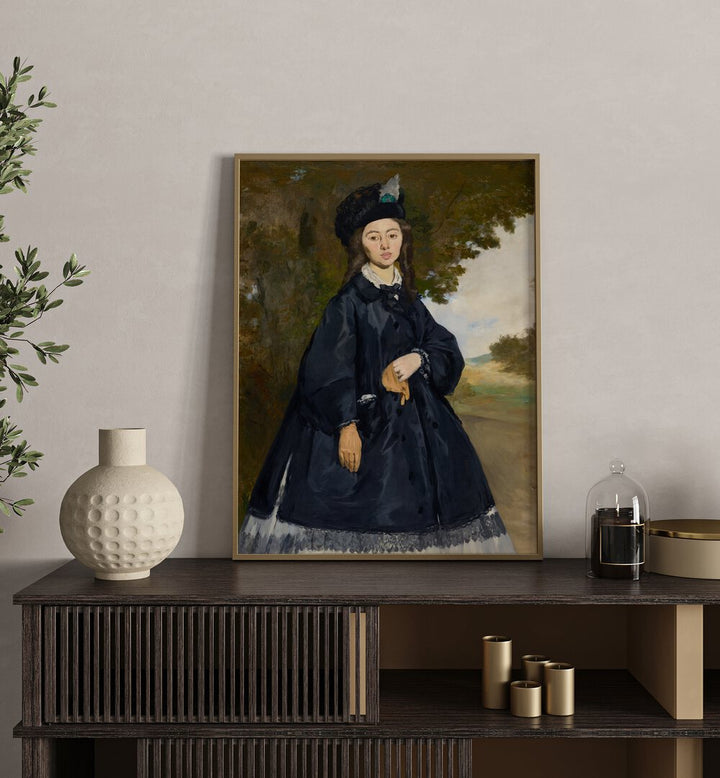PORTRAIT OF MADAME BRUNET, VINTAGE PAINTINGS