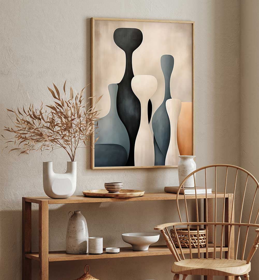 POSTER CANVAS SCANDI ABSTRACT PP I , ORGANIC FORMS