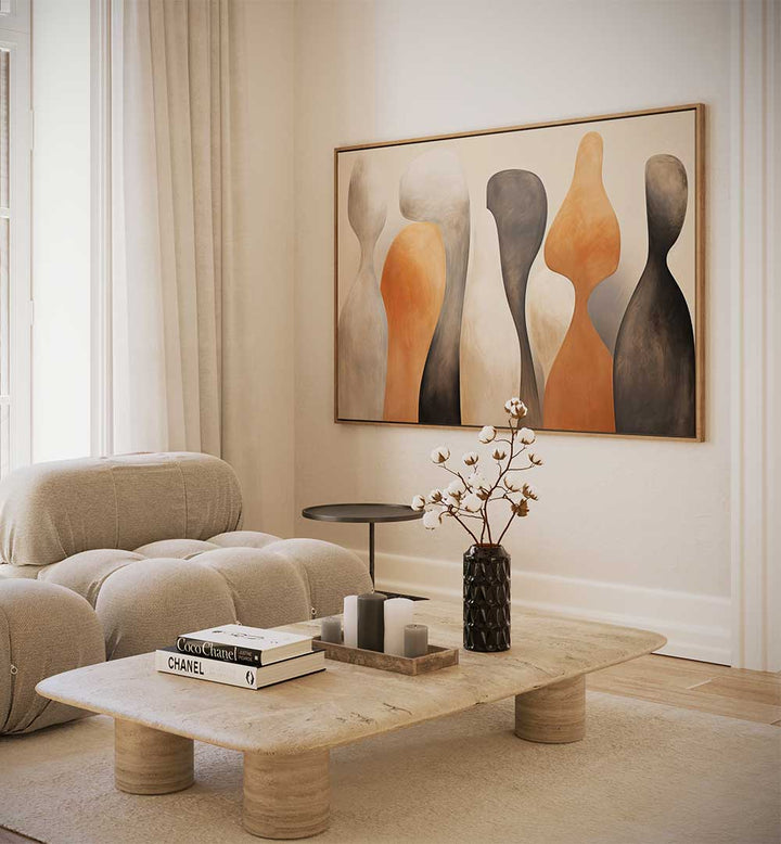 POSTER CANVAS SCANDI ABSTRACT PP XI , ORGANIC FORMS