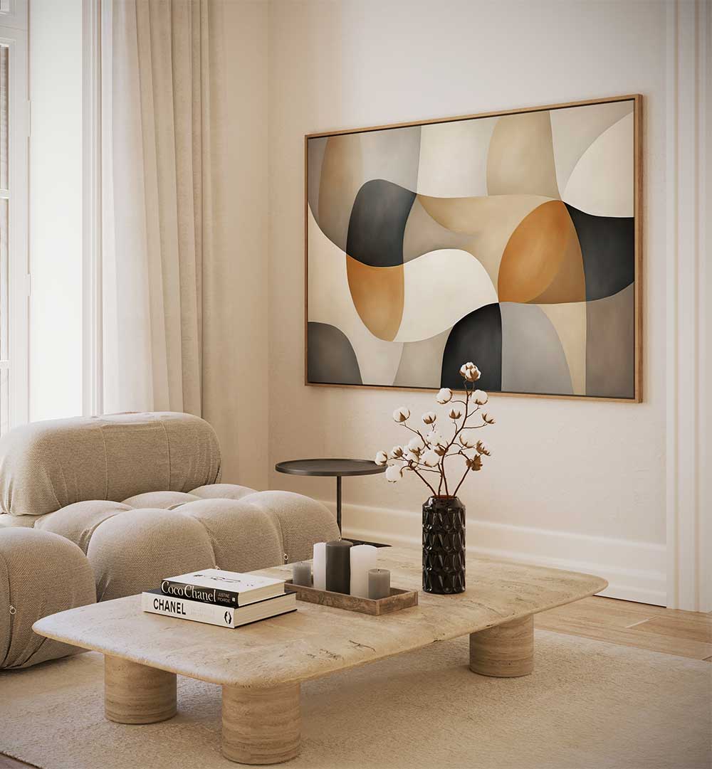 POSTER CANVAS SCANDI ABSTRACT PP XII , ORGANIC FORMS