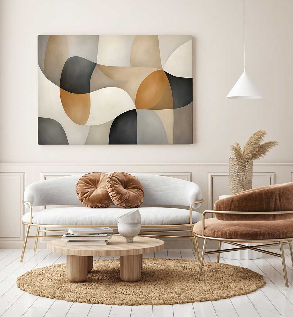 POSTER CANVAS SCANDI ABSTRACT PP XII , ORGANIC FORMS