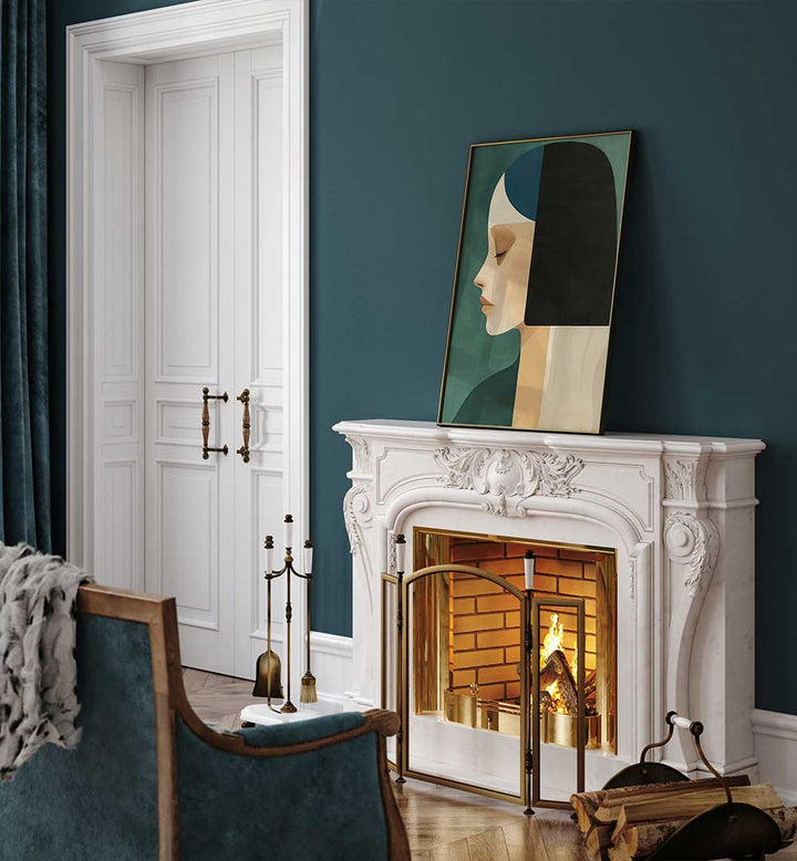 POSTER MINIMALIST PORTRAIT II , PORTRAITS & FIGURATIVE ILLUSTRATIONS