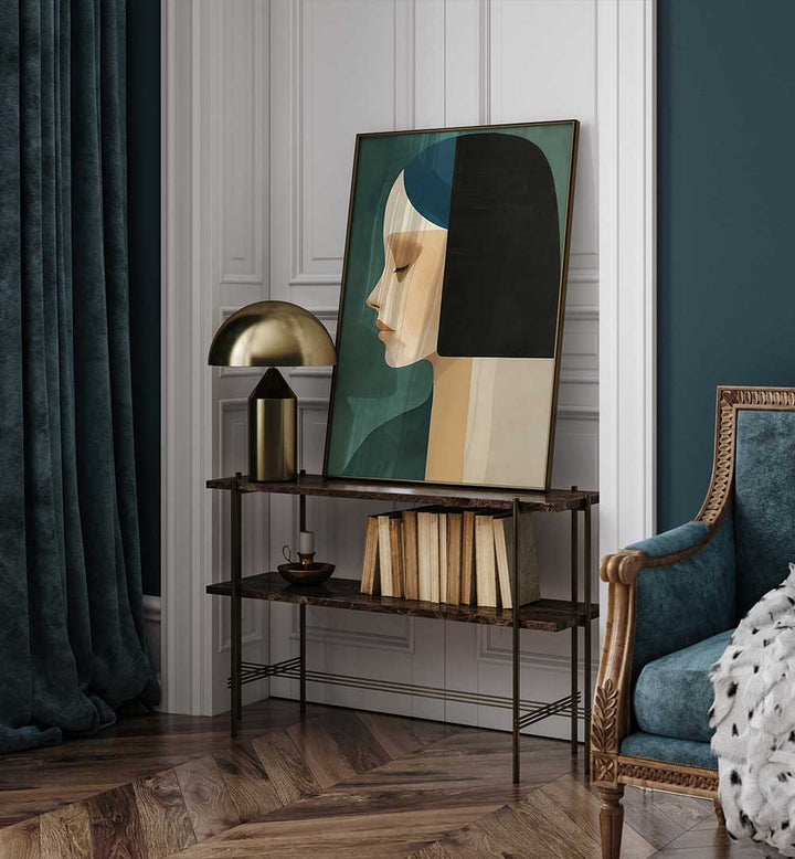 POSTER MINIMALIST PORTRAIT II , PORTRAITS & FIGURATIVE ILLUSTRATIONS