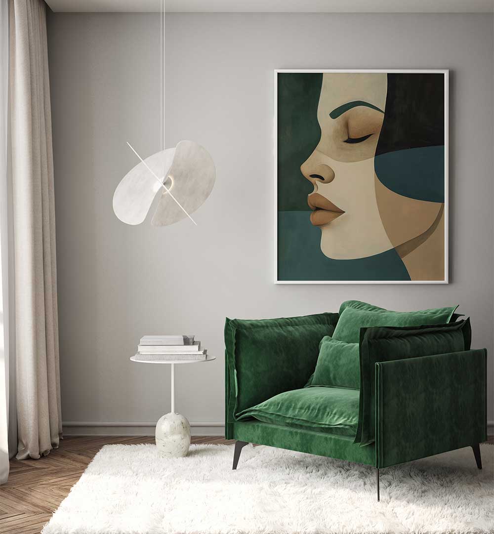 POSTER MINIMALIST PORTRAIT III , PORTRAITS & FIGURATIVE ILLUSTRATIONS