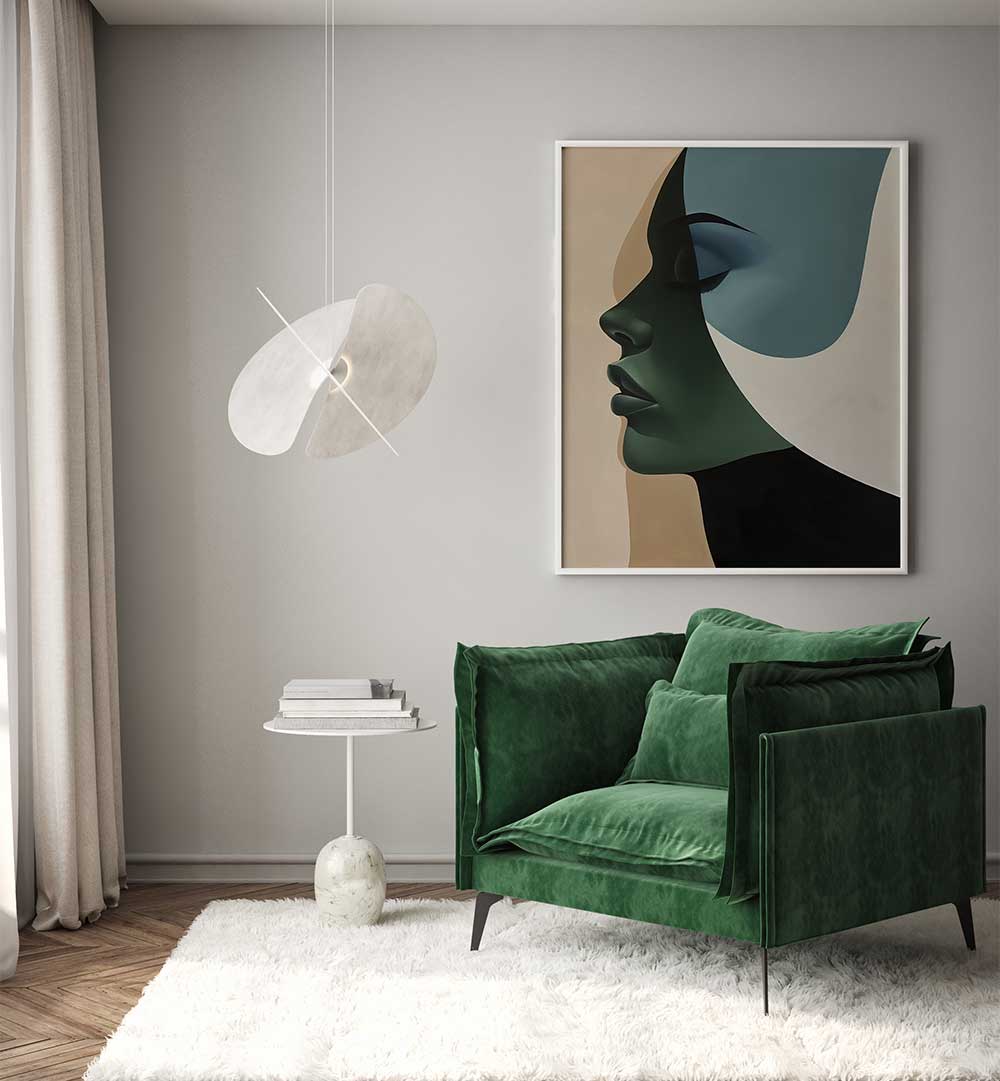 POSTER MINIMALIST PORTRAIT IV , PORTRAITS & FIGURATIVE ILLUSTRATIONS