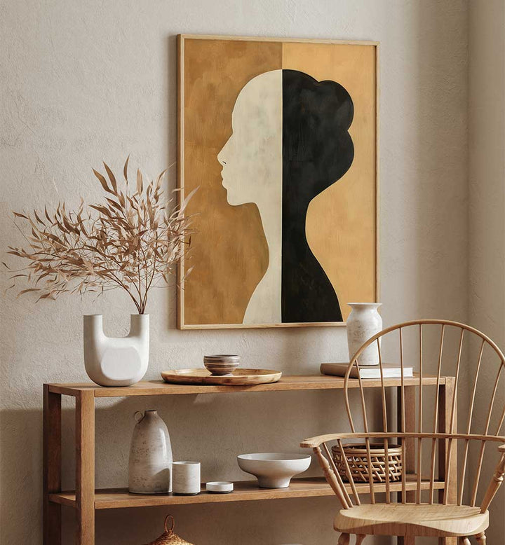 POSTER MINIMALIST PORTRAIT VIII , PORTRAITS & FIGURATIVE ILLUSTRATIONS