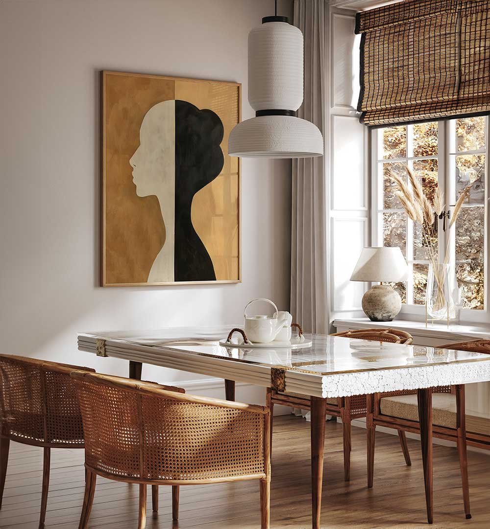 POSTER MINIMALIST PORTRAIT VIII , PORTRAITS & FIGURATIVE ILLUSTRATIONS