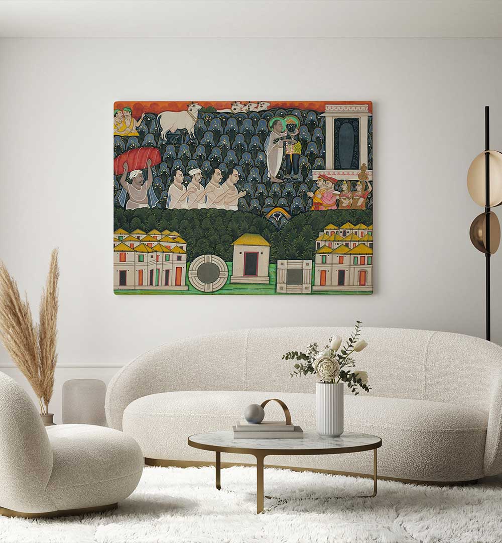 PRATHAM MILAN , INDIAN ART PAINTINGS