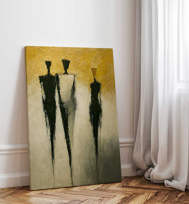 PROCESSION OF SHADES , EXPRESSIONISM PAINTINGS