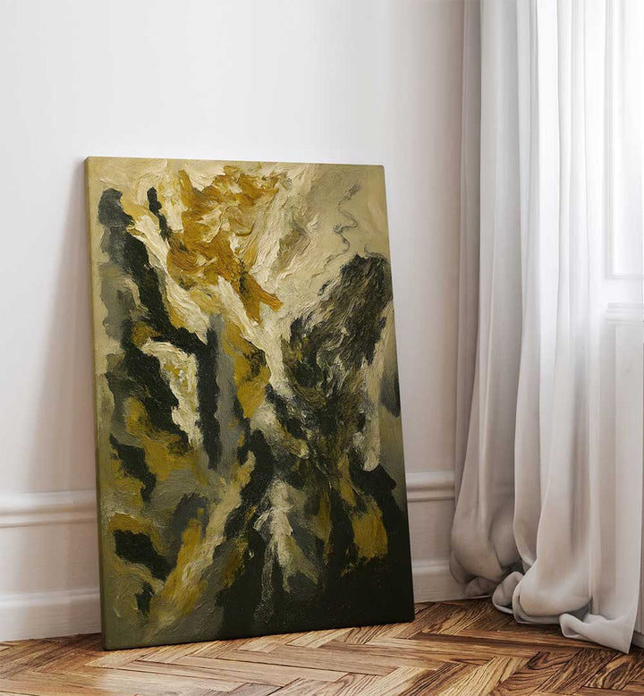 PROFILE OF SILENCE , EXPRESSIONISM PAINTINGS