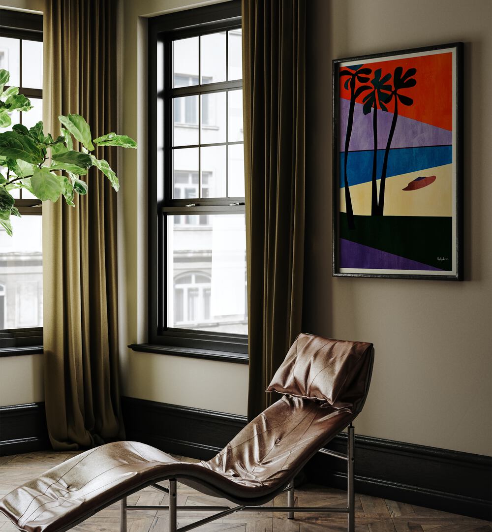 Vibrant PUERTO RICO, BEACH PAINTINGS adding tropical charm to your living space, capturing serene beachfront moments.