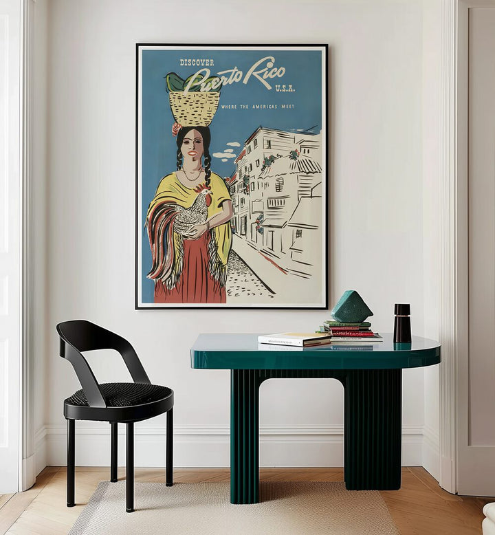 Discover the vibrant charm of Puerto Rico with our PUERTO RICO, VINTAGE TRAVEL POSTERS, perfect for your decor.