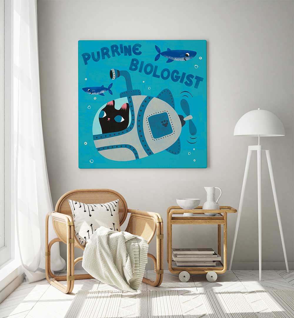 PURRINE BIOLOGIST , KIDS ROOM PAINTINGS