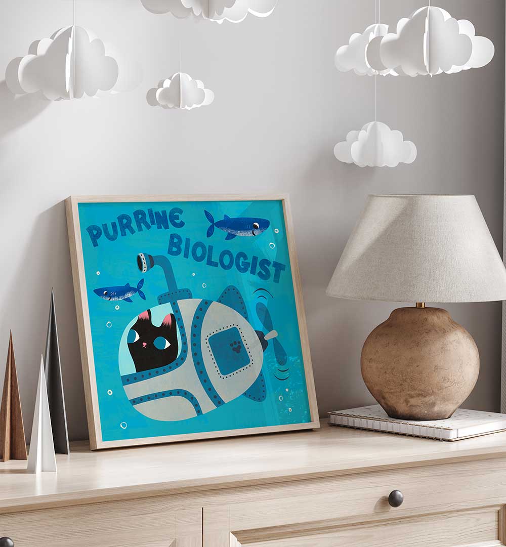 PURRINE BIOLOGIST , KIDS ROOM PAINTINGS