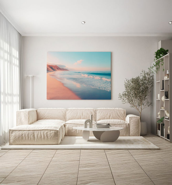 Serene PACIFIC BEACH, BEACH PAINTINGS by Philippe Hugonnard, adding tranquility to your coastal living space.