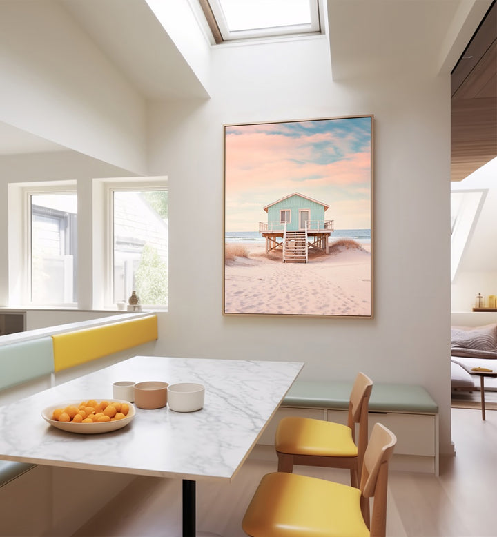 Serene PACIFIC SUNSET BEACH , BEACH PAINTINGS by Philippe Hugonnard adds warmth and beauty to any decor.