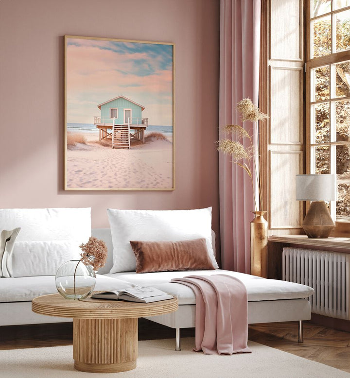 Serene PACIFIC SUNSET BEACH , BEACH PAINTINGS by Philippe Hugonnard adds warmth to any home or office decor.