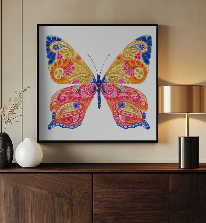 PAISLEY BUTTERFLY , KIDS ROOM PAINTINGS