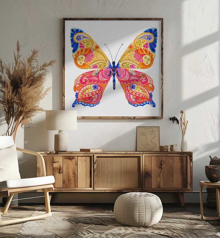 PAISLEY BUTTERFLY , KIDS ROOM PAINTINGS