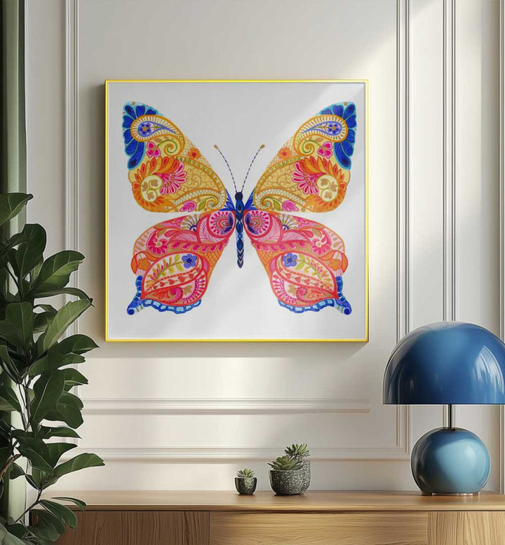 PAISLEY BUTTERFLY , KIDS ROOM PAINTINGS