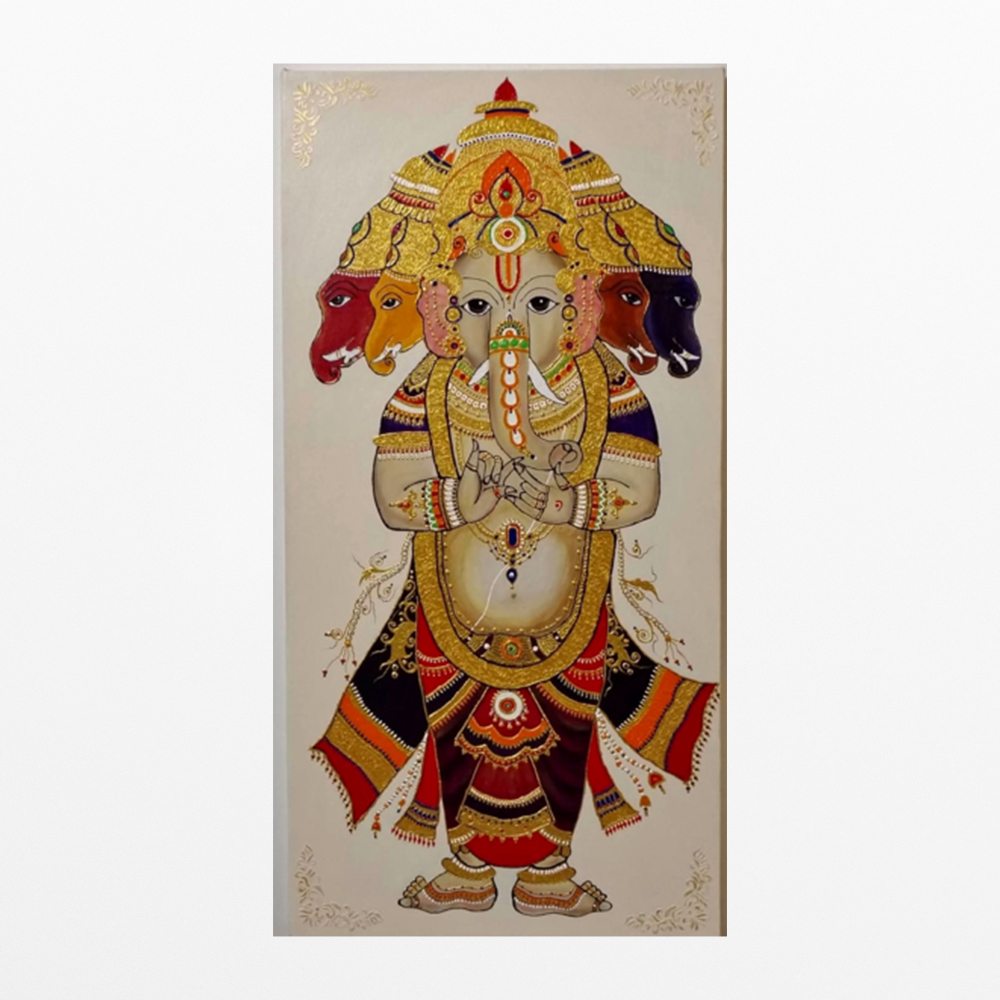 PANCHMUKHI VINAYAKA , HANDMADE ARTWORKS