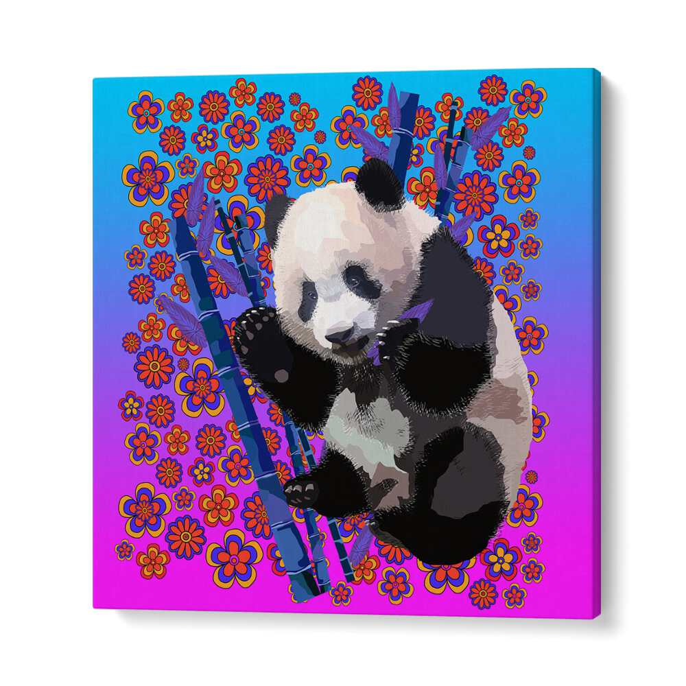 Panda By Lynnda Rakos Pop Art Paintings Pop Art Prints in Gallery Wrap