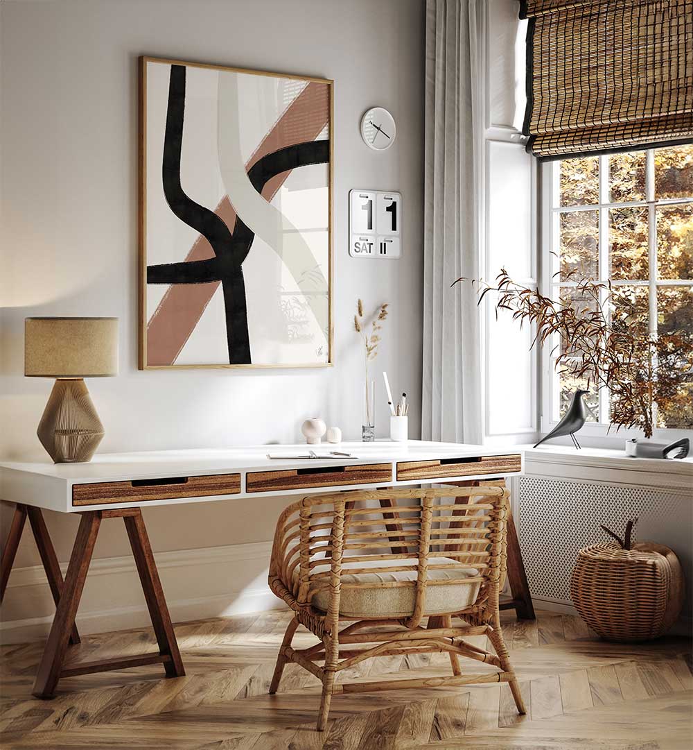 PANTONE MOCHA MOUSSE , ABSTRACT PAINTINGS