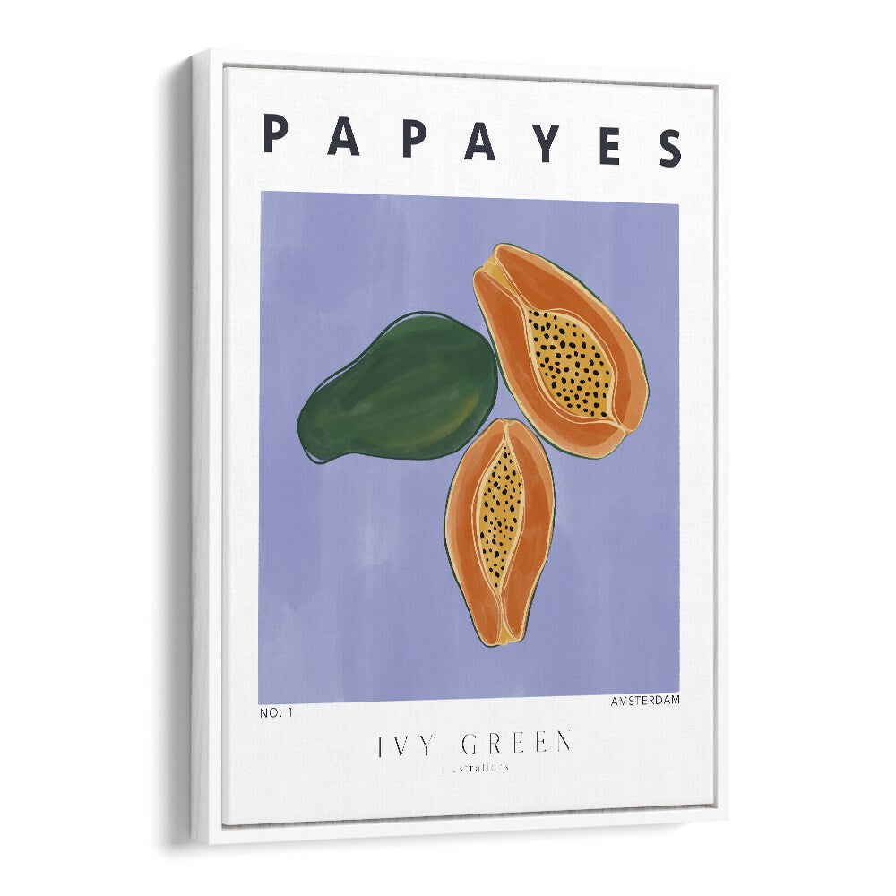 Papayes By Ivy Green Kitchen Art Prints in White Floater Frame