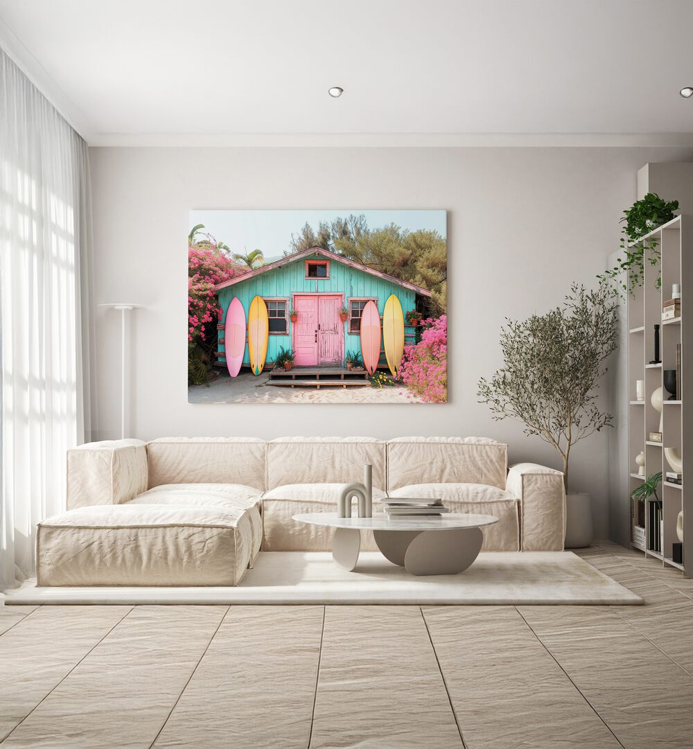 Tranquil PARADISE LOST, BEACH PAINTINGS by Philippe Hugonnard, perfect for adding elegance to your space.
