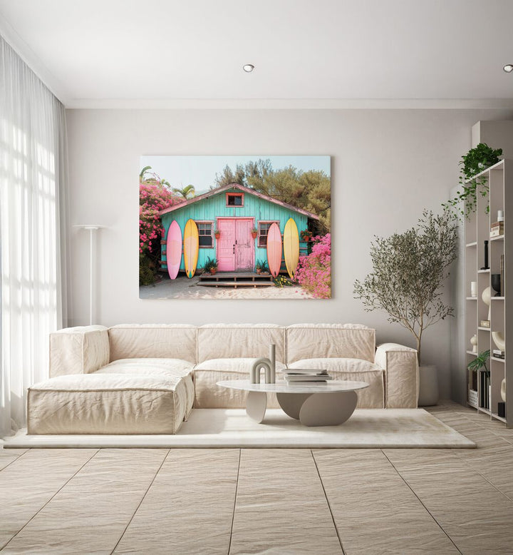 Tranquil PARADISE LOST, BEACH PAINTINGS by Philippe Hugonnard, perfect for adding elegance to your space.