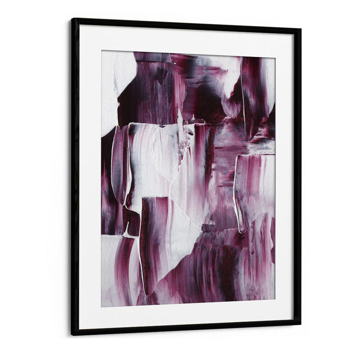 Paradox I by Uplus Me Studio Abstract Art Abstract Paintings in Black Frame With Mount