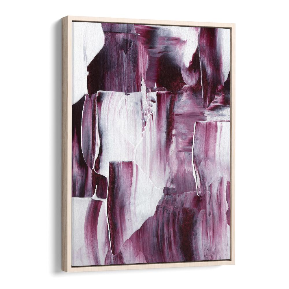 Paradox I by Uplus Me Studio Abstract Art Abstract Paintings in Oak Wood Floater Frame