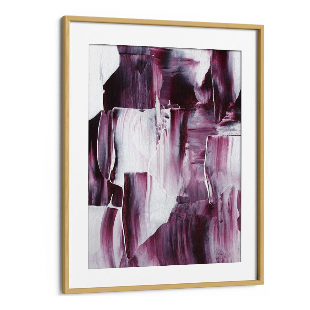 Paradox I by Uplus Me Studio Abstract Art Abstract Paintings in Oak Wood Frame With Mount