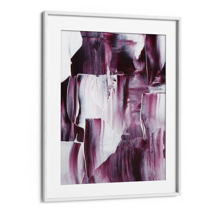 Paradox I by Uplus Me Studio Abstract Art Abstract Paintings in White Frame With Mount