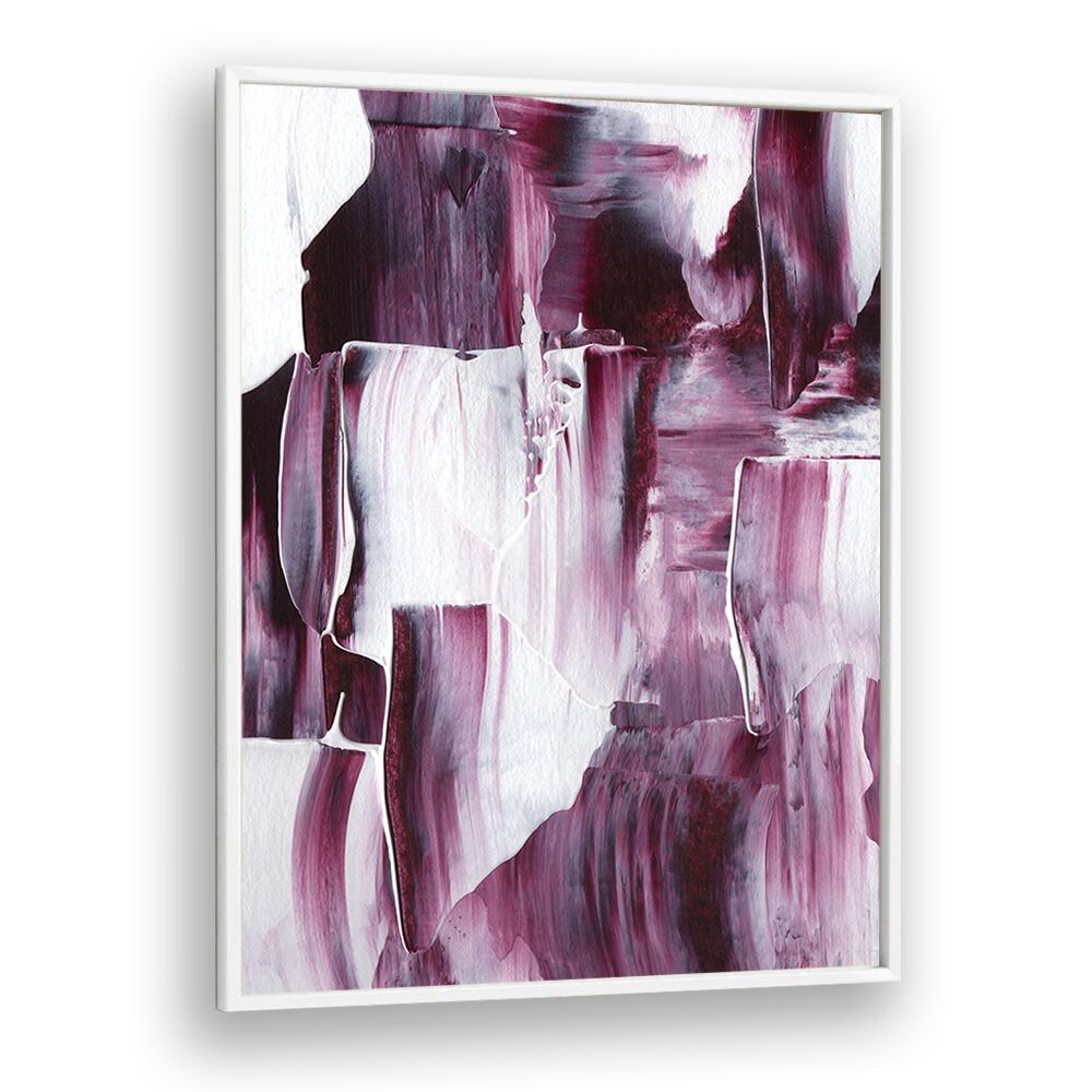 Paradox I by Uplus Me Studio Abstract Art Abstract Paintings in White Plain Frame