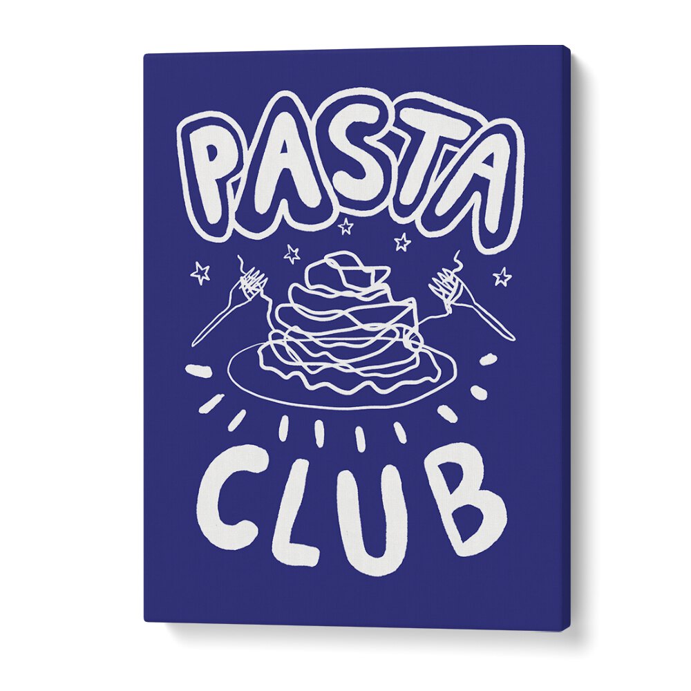 Pasta Club by Studio Dolci Kitchen Posters in Gallery Wrap