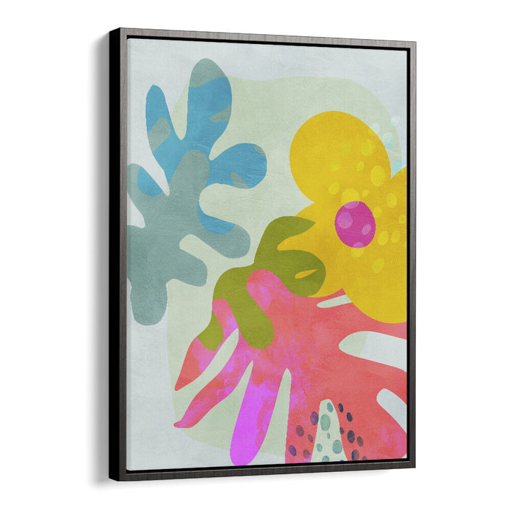 Pastel Cut Out Matisse By Ana Rut Bre Landscape Art Prints in Black Floater Frame