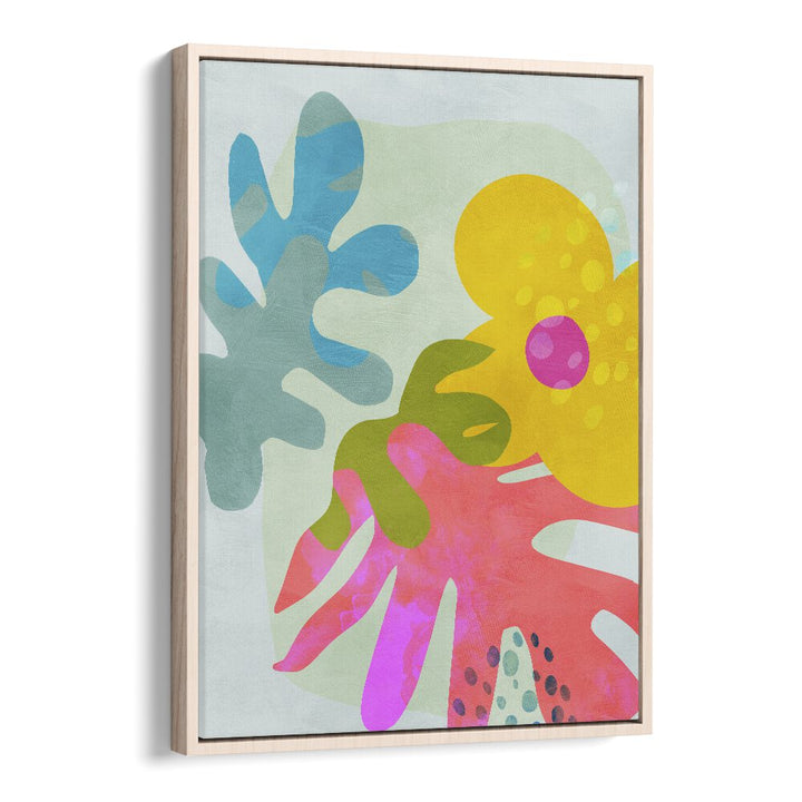 Pastel Cut Out Matisse By Ana Rut Bre Landscape Art Prints in Oak Wood Floater Frame