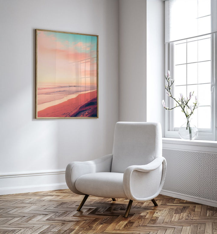 Serene PASTEL HORIZON, BEACH PAINTINGS by Philippe Hugonnard enhances tranquility in any modern space.