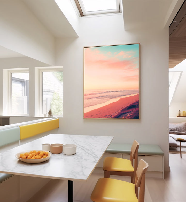 Serene PASTEL HORIZON, BEACH PAINTINGS by Philippe Hugonnard adds elegance and tranquility to your space.