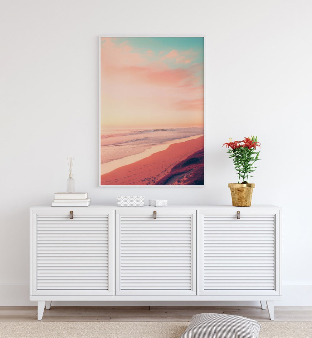 Serene PASTEL HORIZON, BEACH PAINTINGS by Philippe Hugonnard, perfect for adding elegance to your space.