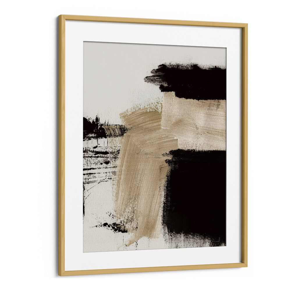 Path By Dan Hobday Abstract Art Abstract Paintings in Oak Wood Frame With Mount