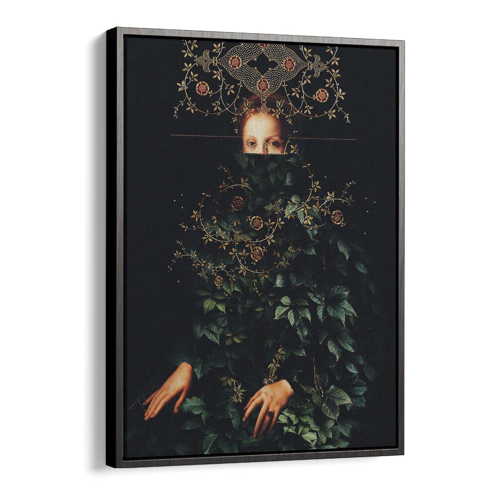 Patience II By Frank Moth Surreal Art Prints Surrealism in Black Floater Frame