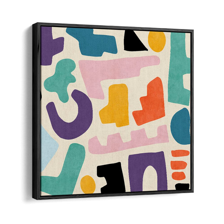 Pattern III Mid Bunt II By Ana Rut Bre Abstract Art Abstract Paintings in Black Floater Frame