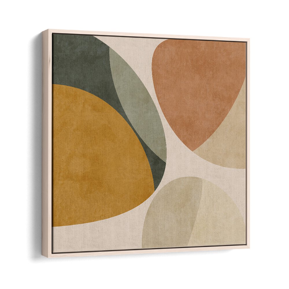 Transform your space with PATTERN III MID EARTH II, ABSTRACT PAINTINGS by Ana Rut Bre, showcasing vibrant shapes and colors.