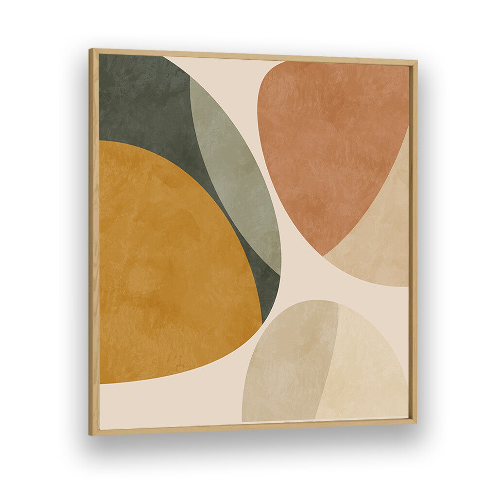 Pattern III Mid Earth II By Ana Rut Bre Abstract Art Abstract Paintings in Oak Wood Plain Frame