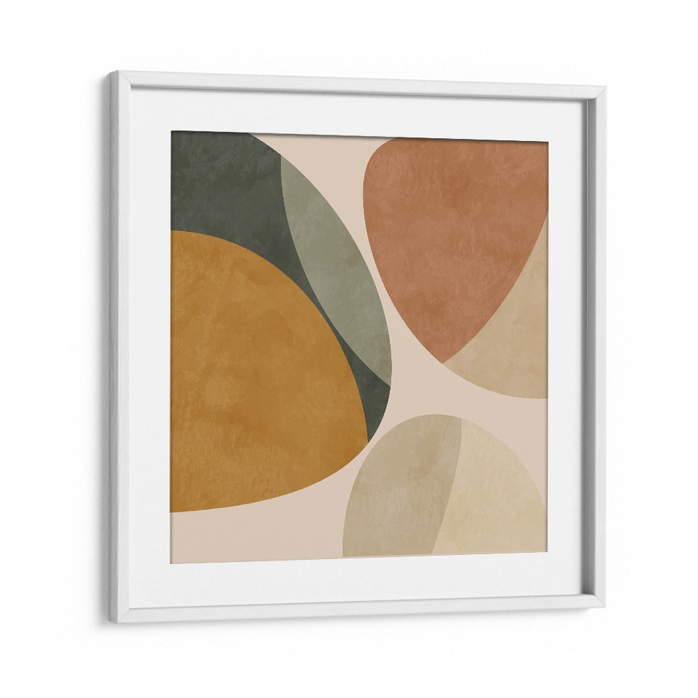 Pattern III Mid Earth II By Ana Rut Bre Abstract Art Abstract Paintings in White Frame With Mount