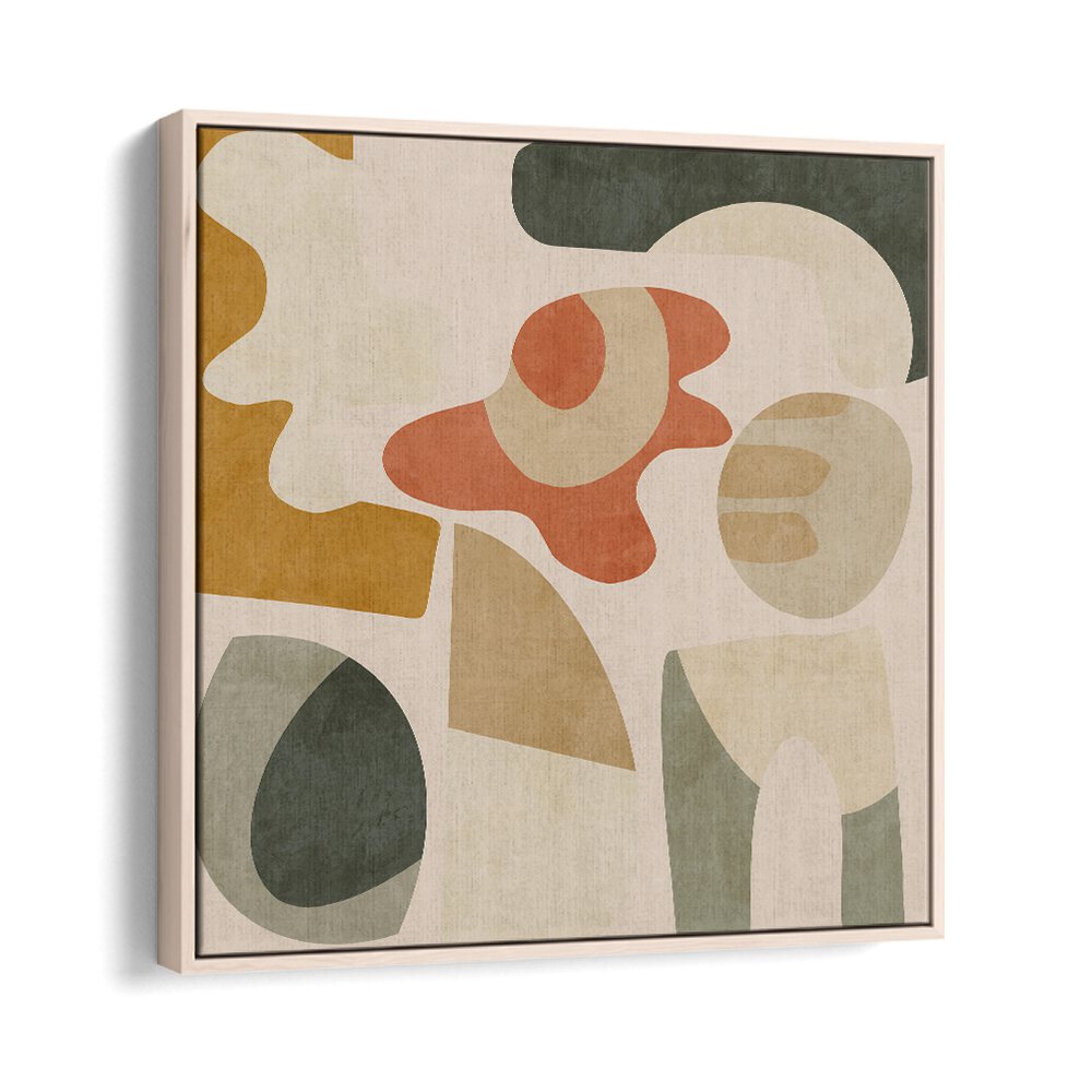 Pattern III Mid Earth III By Ana Rut Bre Abstract Art Abstract Paintings in Oak Wood Floater Frame