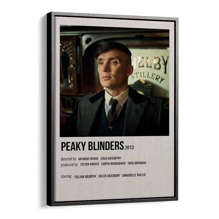 Peaky Blinders 2013 Iv Movie Posters in Black Floater Frame